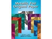 Origami Paper 5.875 X5.875 18 Pkg Metallic Foil