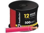 Southwire 11589958 THHN Wire 500 12SOL RED THHN WIRE