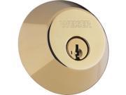 Weiser Lock Polished Brass 2cyl Sk Deadbolt GD9371 X3BR SMT MS