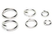 Jewelry Basics 4 6 8mm Jump Rings 120 Pkg Bright Silver