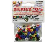 Stretch Magic Silkies O Rings 150 Pkg Assorted Colors Sizes