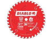 Freud Inc D0536X Diablo Carbide Tipped Circular Saw Blade 5 3 8 36T SAW BLADE