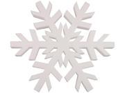 Smooth Foam Snowflake 12