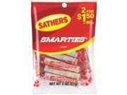 1.25oz Smarties Candy 11407 Pack of 12