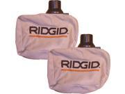 Ridgid R848 Cordless Planer Replacement Dust Bag Assembly 2 Pack 300027051