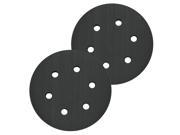 Porter Cable 2 Pack Contour 6 Hook Loop Pad 6 Hole 18002 2PK
