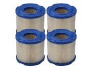 Briggs Stratton 4106 4 Pack Of 393957S Round Air Filter Cartridge