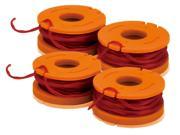 Worx 2 Pack WA0004 10 Foot Trimmer Spool Line 2 Pack for WG150s WA0004 2PK
