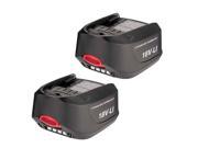 Skil 2 Pack SB18A LI 18V Lithium Battery 1.3ah Slide Style 2607336113 2PK