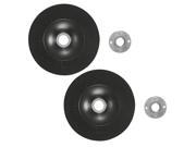 Bosch 2 Pack 5 Rubber Backing Pad w Lock Nut Part MG0500 2PK