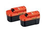 Black Decker 2 Pack FS24BX 24 Volt FSX Treme Battery 90506201