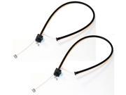 Homelite UT32600 Trimmer 2 Pack Replacement Throttle Cable 308842008 2PK