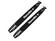 Homelite UT 10829 Chainsaw 2 Pack Replacement 16 Guide Bar 311027003 2PK