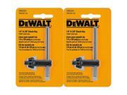 DEWALT DW2301 2 Pack 1 4 Inch and 3 8 Inch Chuck Key with 15 64 Inch Pilot DW2301 2pk