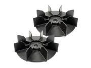 Black Decker MM525 MM875 MM1800 Mower Replacement 2 Pack Fan 241125 00 2PK