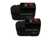 Black and Decker 9.6V HPB96 FSB96 Replacement 2 Pack Battery 90534824 2PK
