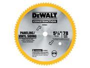 DEWALT DW9053 Replacement 2 Pack 5 3 8 Inch 80 Tooth Paneling and Vinyl Cutting Steel Saw Blade with 10 mm Arbor DW9053 2pk
