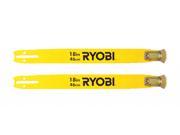 Ryobi RY10532 Chain Saw 2 Pack Replacement 18 Guide Bar 308639001 2PK