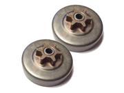 Poulan Craftsman Chainsaw 2 Pack 3 8 Clutch Drum Assembly 530057905 2PK