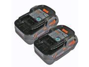 Ridgid 2 Pack Of Genuine OEM Replacement Battery Packs 130183014 2PK