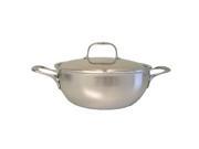 Demeyere Atlantis 5.1 Qt Stainless Conic Simmering Pot with Stainless Steel Lid