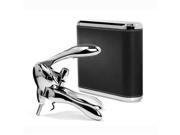 Metrokane Rabbit Corkscrew Polished Sterling Model VIP Edition w Black Leather Case