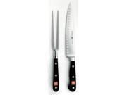 Wusthof Classic 2 Piece Carving Knife Set w Hollow Edge