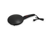 NutriChef Electric Griddle - Pan Style Crepe Maker Hot Plate Cooktop with ON/OFF Switch- Nonstick Coating- Automatic Temperature Control & Plug-in Operation for NutriChef Electric Griddle - Pan Style Crepe Maker Hot Plate Cooktop with ON/OFF Switch- Nonstick Coating- Automatic Temperature Control & Plug-in Operation for