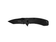 Kershaw Cryo II Tanto BlackWash Flipper Knife 1556TBW