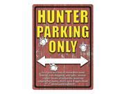 REP Hunter Parking Tin Sign