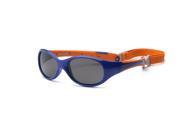 Real Kids Navy Orange Flex Fit Removable Band Sunglasses 4 4EXPNVOR