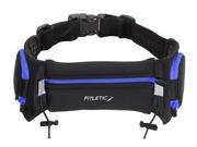 Fitletic Quench Retractable Hydration Belt Black Blue L XL HD20 BLACK BLUE L XL