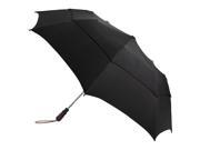 Shed Rain Winpro Leather Umbrella Black 2044 BLACK
