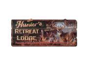 River s Edge Hunter s Retreat Lodge Sign 1960