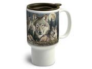 American Expedition Stoneware Travel Mug Gray Wolf CTMG 306