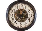 River s Edge 26 Stag Lodge Clock 1032