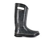 Bogs Women s Linen Rainboots Black Size 10 71434 001 10