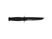 Ka Bar Short Black Tanto Knife 5055