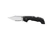Cold Steel Voyager Medium Clip Point Folding Knife 3in 50 50 Edge