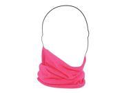 ZANheadgear Microfleece Neck Gaiter Hot Pink to Hi Vis Lime WFMFN002HV