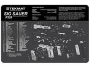 TekMat 11x17 Handgun Pistol Maintenance Cleaning Mat w Sig Sauer P226 Imprint