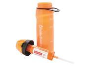 Aquamira WaterBasics Filter Bottle Red Line Filter Virus Bacteria and Cyst Protection Filters up to 120 Gallons of