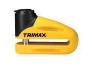 Trimax T665LY Motorcycle Disc Lock Yellow