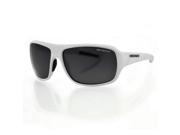 Bobster Informant Sunglasses White Frame Smoked Lens Anti Fog EINF002AR
