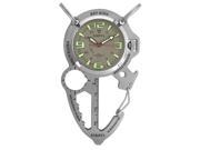 Dakota Watch Company Multi Tool Clip Watch Silver 3857 1