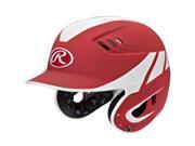 Rawlings Velo Series Junior 2 Tone Away Batting Helmet Red R16A2J MS W