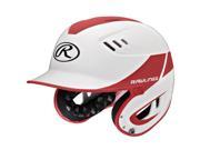 Rawlings Velo Series Senior 2 Tone Home Batting Helmet Red R16H2S W MS