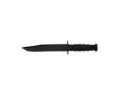 Ontario ONFF6 Knives Fixed Knife Carbon Steel Black Finish Kraton Rubber Handle