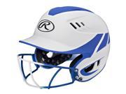Rawlings Velo Senior 2 Tone Home Softball Helmet w Mask Blue R16H2FGS W MR