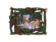 River s Edge 4 X6 Pine Cone And Cedar Picture Frame 466